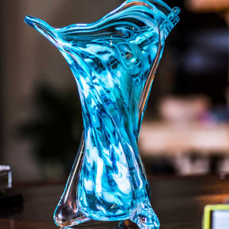Dallas Glass Art Wedding 3 Bit Vase