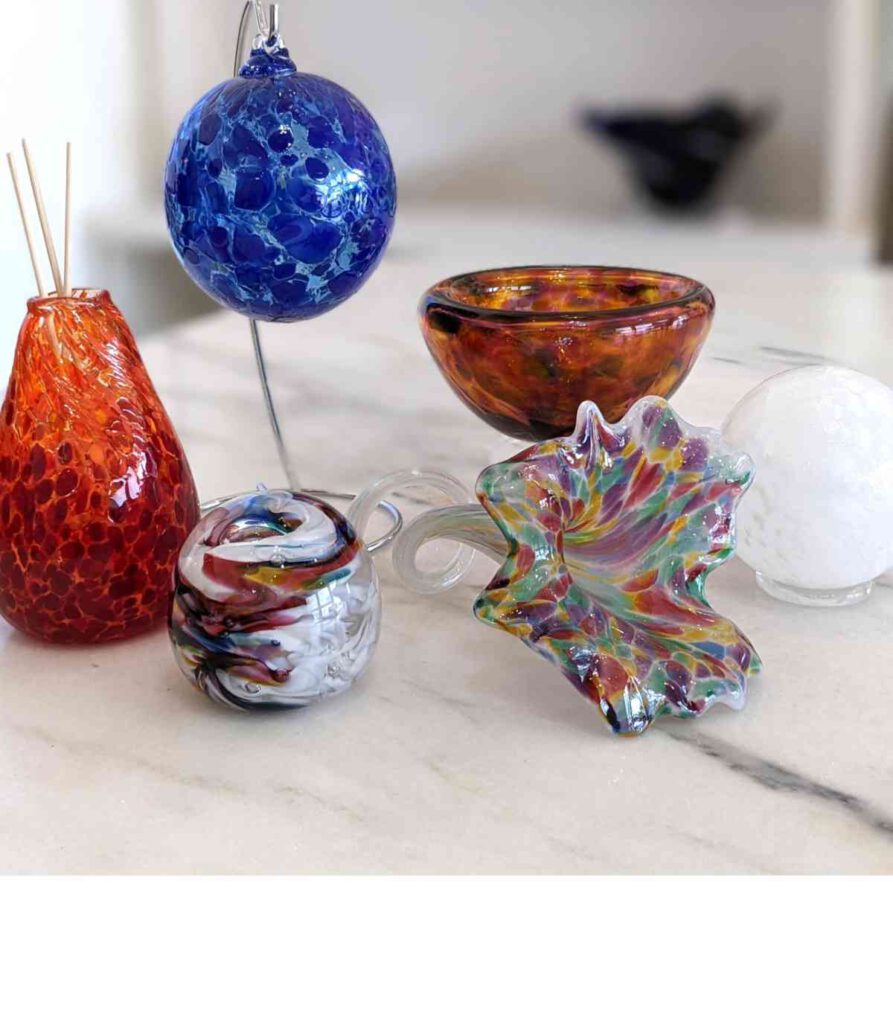 Mini Vase, Paperweight, Ornament, Flower, Bubble Bowl, Globe