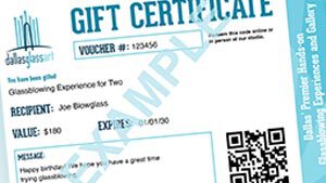 Gift Certificates menu