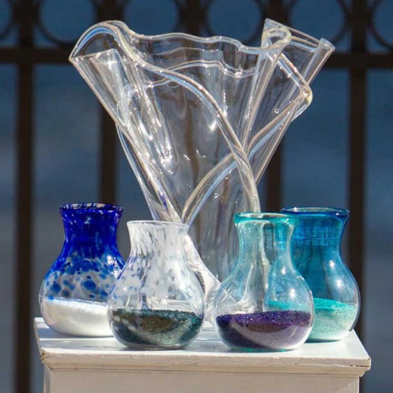 Dallas Glass Art Pour Vase